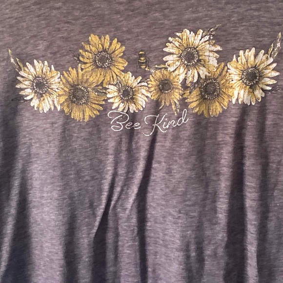 Maurice’s Brown Sunflower Long Sleeve Tee - Picture 3 of 4